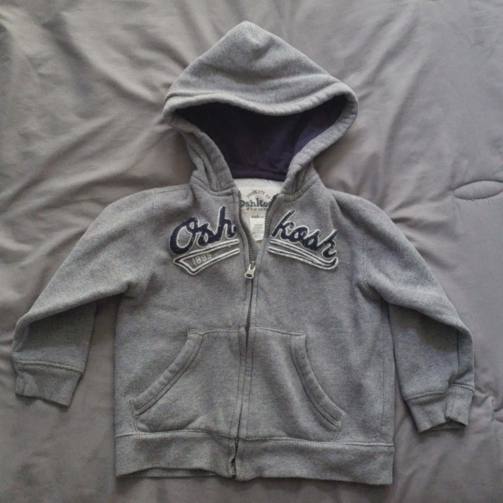 Grey OshKosh 4T SweatJacket